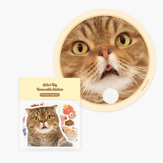 Lulu’s Big Removable Sticker Pack, Hand Cream & Mini Hand Fan  Set