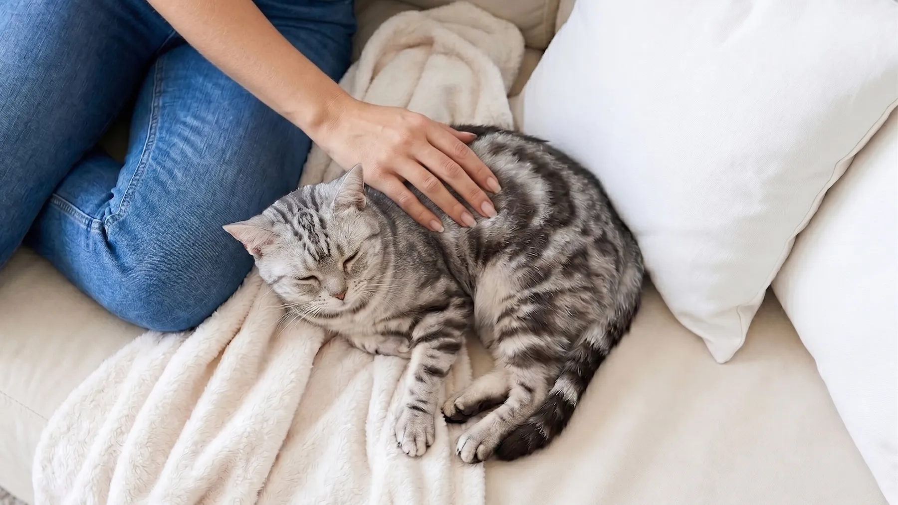 Cat with guardian