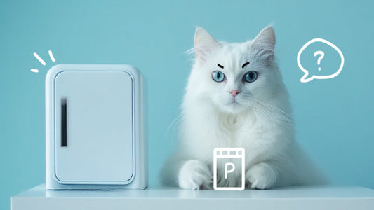 A cat with probiotics and a fridge. Humidity plays an important role in storing probiotics. By Greycoat Research.