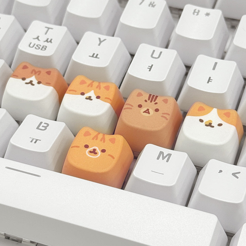 Meow Crew Keycap Set