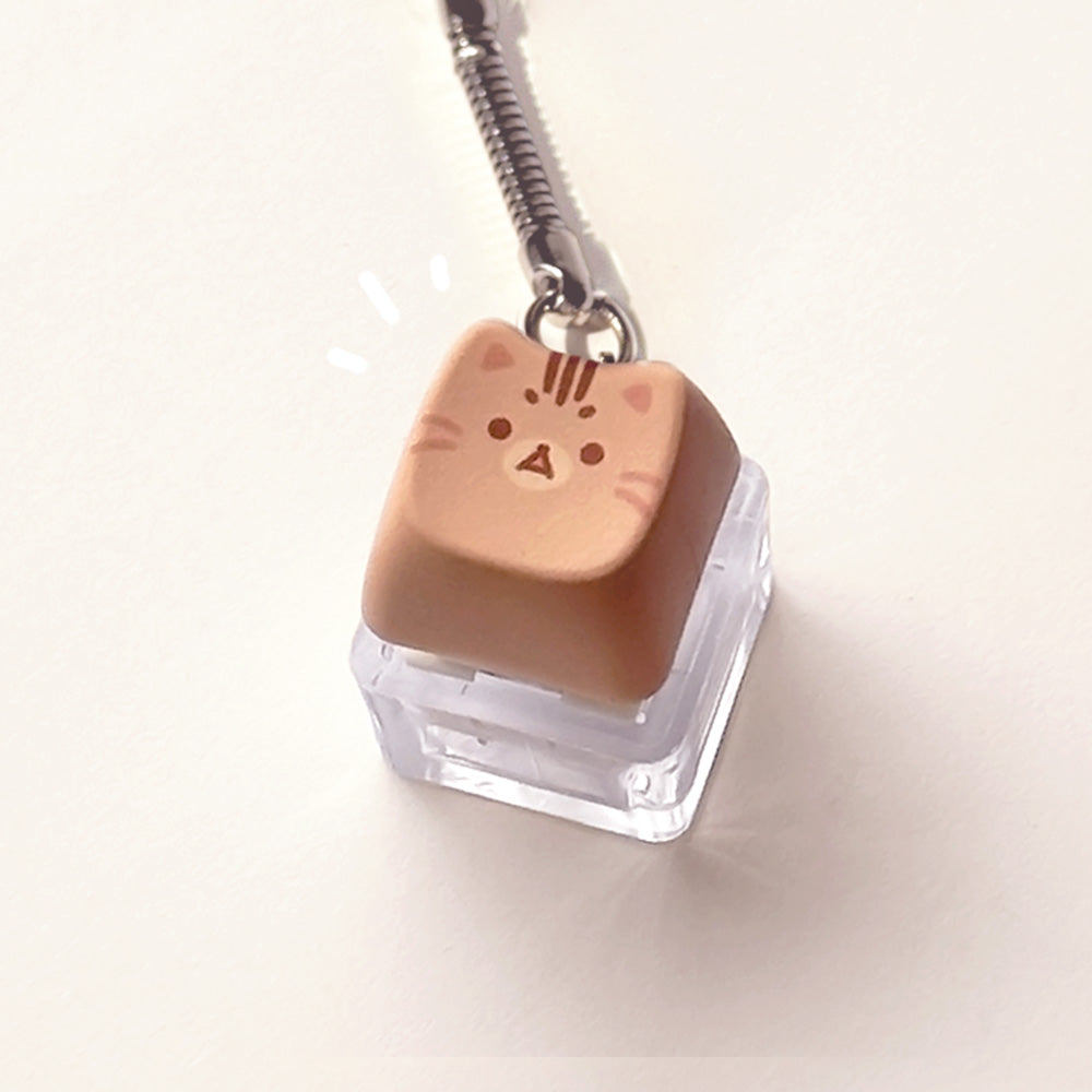 Cat Keycap Keyring