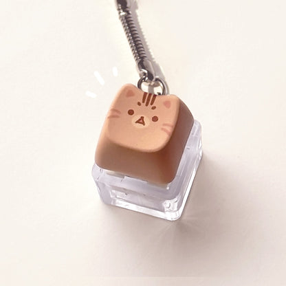 Cat Keycap Keyring