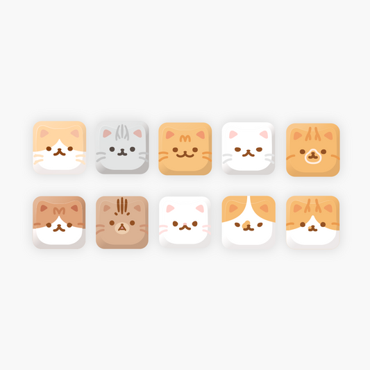 Cat Keycap Keyring